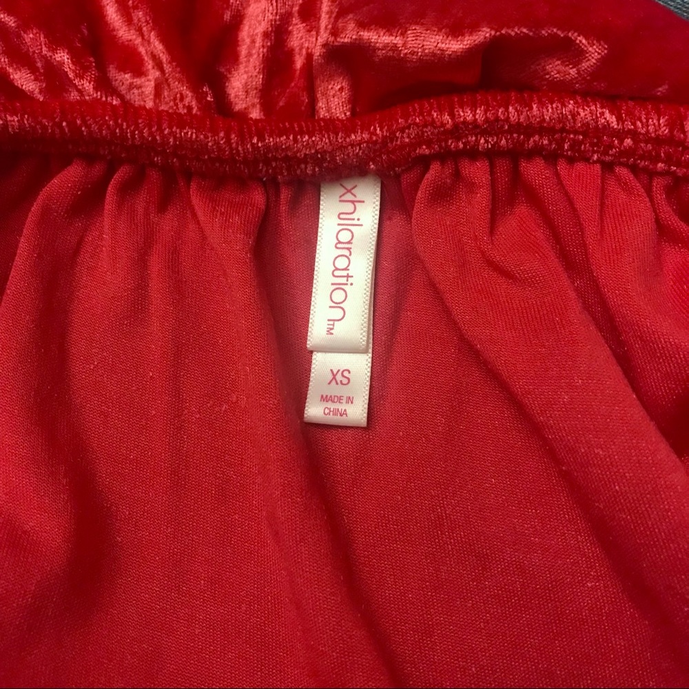 Red Velvet Bodysuit - Picture 5 of 5